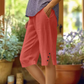 🔥Letzter Tag! 50% Rabatt🩳Damen einfarbige Shorts mit Seitentaschen