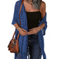 😍50 % Rabatt – Nur für kurze Zeit!🥰Damen Oversize-Häkelcardigan mit Fransen – Leichter Boho-Kimono für Frühling & Sommer 🌸