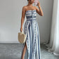 🔥50% RABATT! 👗 Damen Jumpsuit schulterfrei floral im Boho-Stil – Eleganter Sommer-Overall mit Bardot-Ausschnitt – Fließend, leicht & perfekt für Festivals, Strand oder romantische Sommerabende 🌸
