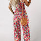 💕50% RABATT!🔥Leichter Boho-Overall mit Print & dünnen Trägern – Perfekt für Strand & Freizeit 🏖️🌸