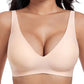 🔥Heute -50%!💕👙Nahtloser, kabelloser Push-up-BH für Damen – Tiefes V