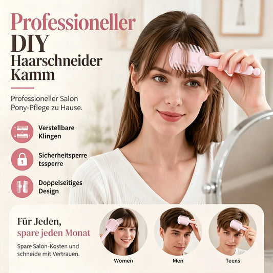 🔥Heute -50%!✂️Tragbarer 2-in-1 Haarschneidekamm