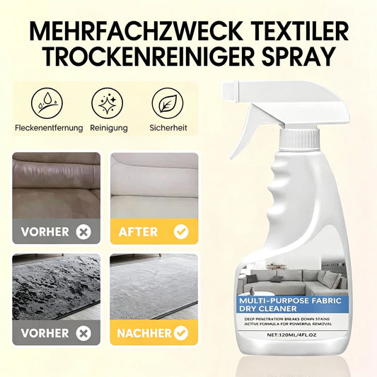 💥💥KAUFE 2, ERHALTE 1 GRATIS!🧴🧼Universal Fleckenentferner Spray – Entfernt hartnäckige Flecken, schonend zu Textilien & schnell – Ideal für Kleidung, Polster & Teppiche🛋️👚