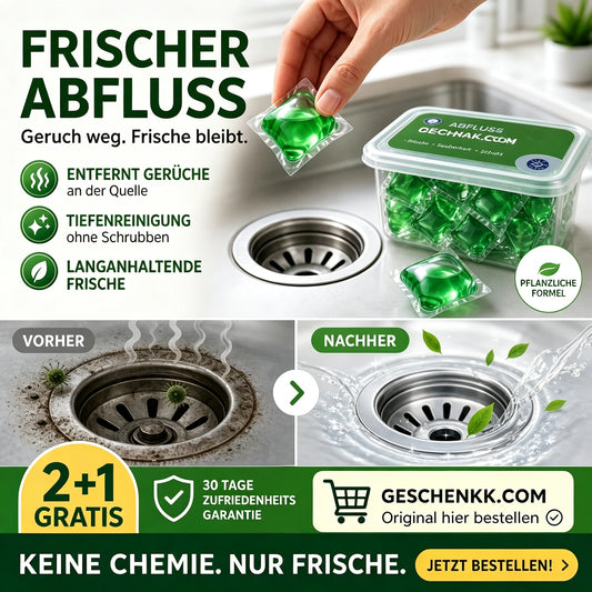 💥💥1 kaufen, 1 gratis🏠💧Deodorant‑Tabs – Bio‑Enzym‑Formel neutralisiert Gerüche direkt an der Quelle. Sofortiger Frischeduft, ohne aggressive Chemikalien. Verabschieden Sie sich von unangenehmen Gerüchen. 🚰✅