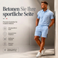 🎁50% RABATT!👕Bequemes 2-in-1-Set für Herren – Kurzarm-Oberteil mit passender Shorts – atmungsaktiv, leicht und vielseitig für jeden Sommeranlass☀️🩳