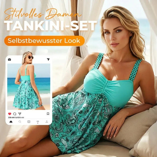 🔥LETZTER TAG SALE⚡50K+ VERKAUFT!👙Separables Badeoutfit: Trägertop & Badehose 🏖️