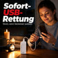 💥💥1 kaufen, 1 gratis📱🔋Tragbares Notfall-Ladegerät für Mobiltelefone – Powerbank mit AA-Batterien und LED-Taschenlampe