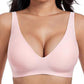 🔥Heute -50%!💕👙Nahtloser, kabelloser Push-up-BH für Damen – Tiefes V