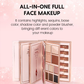 🎉💖Über 49.000 verkauft!🎁✨Magic Make-up-Buch – All-in-One Palette mit Lidschatten, Rouge, Highlighter & Lipgloss|Perfektes Weihnachtsgeschenk für Frauen🎄