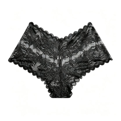 🔥Heute -50%!❤️🩲Sexy Damen-Spitzenhöschen – Transparente Blumenmuster-Unterwäsche💋