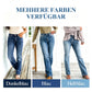 💥💥50% RABATT!🔥👖Hochelastische Jeans zur Bauchkontrolle – Schmeichelt jeder Figur, Tummy Control & Höchster Tragekomfort 💙