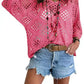 🎁50 % Rabatt!!!👚 Beiges Häkeloberteil für Damen – Boho V-Ausschnitt, luftig & feminin✨🤍