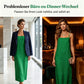 💥50% Rabatt👗Klassisches Boho-Kleid mit Spaghettiträgern & eckigem Ausschnitt – leicht & luftig für den Urlaub 🌸