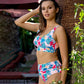 💥50% RABATT!🩱🏖️Modisches, mehrfarbig bedrucktes 3-teiliges Bikini-Badeanzug-Set für Damen