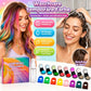 ⌛🚨Letzter Tag – 50 % Rabatt!🎁🎨12 Farben, 1 Applikator – Temporäre Haarkreide für sofortigen Farbwechsel – ohne Bleichen, ohne Schäden, einfach auswaschen✨