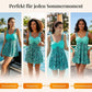 🔥LETZTER TAG SALE⚡50K+ VERKAUFT!👙Separables Badeoutfit: Trägertop & Badehose 🏖️
