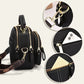 💥🎁Nur noch heute -50 %!👜Klassische Tasche mit mehreren Fächern und breitem, verstellbarem Schultergurt aus PU-Leder