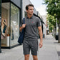🎁50% RABATT!👕Bequemes 2-in-1-Set für Herren – Kurzarm-Oberteil mit passender Shorts – atmungsaktiv, leicht und vielseitig für jeden Sommeranlass☀️🩳
