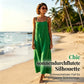 💥50% Rabatt👗Klassisches Boho-Kleid mit Spaghettiträgern & eckigem Ausschnitt – leicht & luftig für den Urlaub 🌸