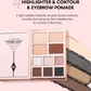 🎉💖Über 49.000 verkauft!🎁✨Magic Make-up-Buch – All-in-One Palette mit Lidschatten, Rouge, Highlighter & Lipgloss|Perfektes Weihnachtsgeschenk für Frauen🎄