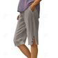 🔥Letzter Tag! 50% Rabatt🩳Damen einfarbige Shorts mit Seitentaschen