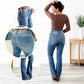 💥💥50% RABATT!🔥👖Hochelastische Jeans zur Bauchkontrolle – Schmeichelt jeder Figur, Tummy Control & Höchster Tragekomfort 💙