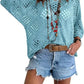 🎁50 % Rabatt!!!👚 Beiges Häkeloberteil für Damen – Boho V-Ausschnitt, luftig & feminin✨🤍