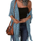 😍50 % Rabatt – Nur für kurze Zeit!🥰Damen Oversize-Häkelcardigan mit Fransen – Leichter Boho-Kimono für Frühling & Sommer 🌸