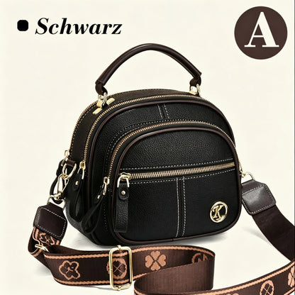 💥🎁Nur noch heute -50 %!👜Klassische Tasche mit mehreren Fächern und breitem, verstellbarem Schultergurt aus PU-Leder