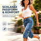 💥💥Heute – 50%!👖🔥Damen Capri-Jeans im geraden Schnitt