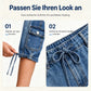 💥💥Heute – 50%!👖🔥Damen Capri-Jeans im geraden Schnitt