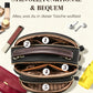 💥🎁Nur noch heute -50 %!👜Klassische Tasche mit mehreren Fächern und breitem, verstellbarem Schultergurt aus PU-Leder