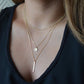 🎉💖50% Rabatt🎁📿Elegante, mehrreihige Halskette mit einem zarten Anhänger