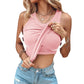 🔥 50% Rabatt!👚Geripptes Tanktop mit integriertem BH für Frauen