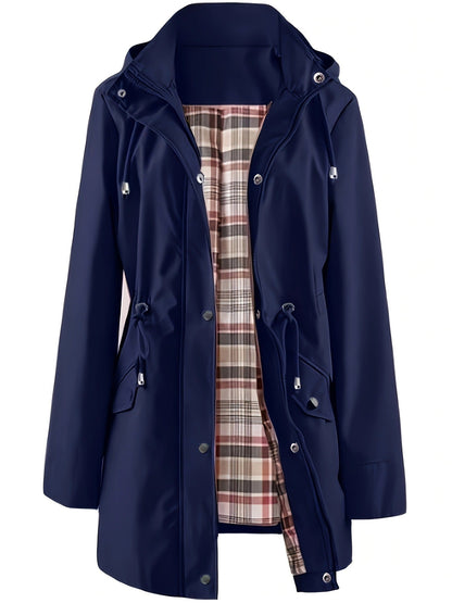 ⌛Neu eingetroffen–50% Rabatt für kurze Zeit!🧥Einfarbige Freizeitjacken, wasserdichte und winddichte Mäntel, Windbreaker mit Kapuze