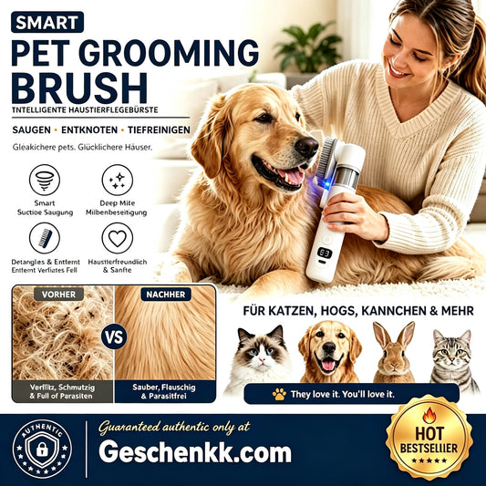 ⌛Heute 50 % Rabatt🔥Elektrischer Tierpflegekamm🐶🐱Halte deine pelzigen Freunde frei von Milben, Flöhen und verfilztem Fell!
