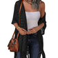 😍50 % Rabatt – Nur für kurze Zeit!🥰Damen Oversize-Häkelcardigan mit Fransen – Leichter Boho-Kimono für Frühling & Sommer 🌸