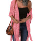 😍50 % Rabatt – Nur für kurze Zeit!🥰Damen Oversize-Häkelcardigan mit Fransen – Leichter Boho-Kimono für Frühling & Sommer 🌸