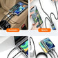 🎁🎁Heute – 50%!📱💥Transparentes, leuchtendes 3-in-1-Schnellladekabel