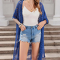😍50 % Rabatt – Nur für kurze Zeit!🥰Damen Oversize-Häkelcardigan mit Fransen – Leichter Boho-Kimono für Frühling & Sommer 🌸