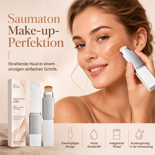 🎉🔥Über 30.000 verkauft! 1+1 Gratis!✨💄Keine Lust auf Schichten? – 2-in-1 Foundation-Stick mit hoher Deckkraft – Make-up & Concealer in einem Schritt – natürlich, langanhaltend & ideal für unterwegs