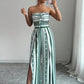 🔥50% RABATT! 👗 Damen Jumpsuit schulterfrei floral im Boho-Stil – Eleganter Sommer-Overall mit Bardot-Ausschnitt – Fließend, leicht & perfekt für Festivals, Strand oder romantische Sommerabende 🌸