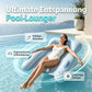 🏊‍♀️50% RABATT!☁️ Skin-Friendly PVC Pool Lounger Float –  Hautfreundlich, bequem, perfekt für Pool & Meer🔥💦