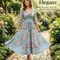 ⏳Begrenzte Zeit 50% Rabatt💥Elegantes langes Blumenkleid für Damen🌸
