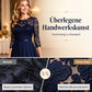 🔥Neu eingetroffen 50% RABATT!!!👗Spitzenkleid mit Satin-Gürtel und langem Rock – feminin