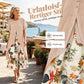🛍️ 50 % Rabatt – Kurzarm-Kleid aus Leinenmix – als Fake-Two-Piece, mit Rundhalsausschnitt & weiter Rock – leicht & vielseitig für warme Tage 🌸