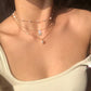 🎉💖50% Rabatt🎁📿Elegante, mehrreihige Halskette mit einem zarten Anhänger