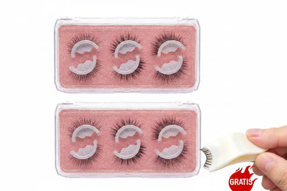 🔥⌛Letzter Tag: 1 kaufen, 1 gratis!🎁👁️Wiederverwendbare, selbstklebende künstliche Wimpern – 3-Sekunden-Anwendung, kein Kleber nötig🌸