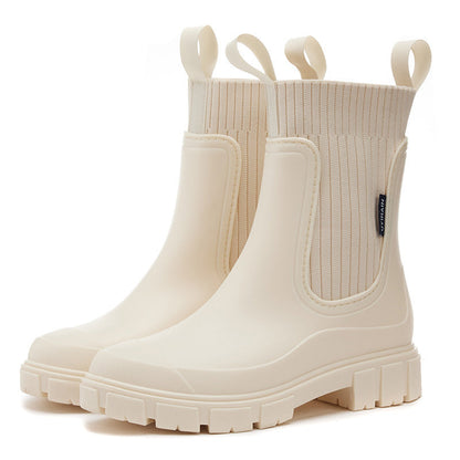 🎁💥50% RABATT!🌧️👢Moderne Regenstiefel für Damen – Stylische wasserdichte Stiefel in zeitlosem Design – perfekt für die Stadt, den Spaziergang oder den Arbeitsweg
