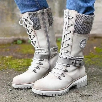⌛💥Neu eingetroffen – 50% Rabatt👢❄️Wasserdichte Knie-Schneestiefel – Warm, rutschfest & langlebig – Perfekt für Winter & Outdoor🧤